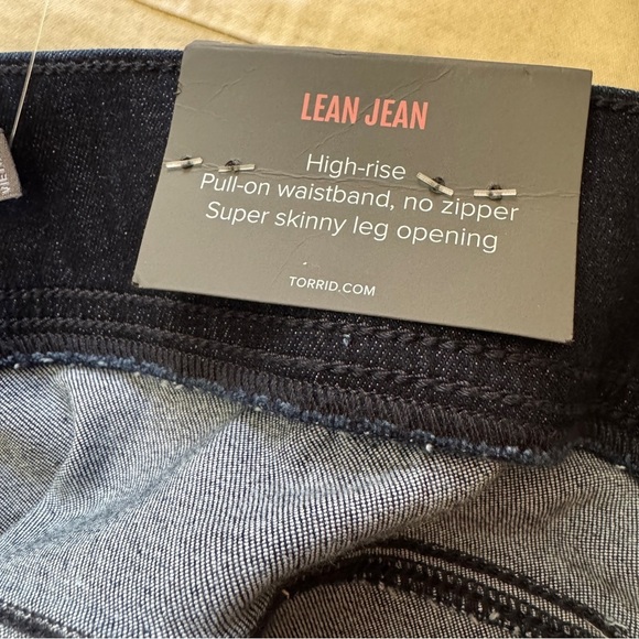 NWT Torrid Lean Super Soft Pull On Dark Wash Jeggings Size 2/US 2X (18-20) - Picture 8 of 8